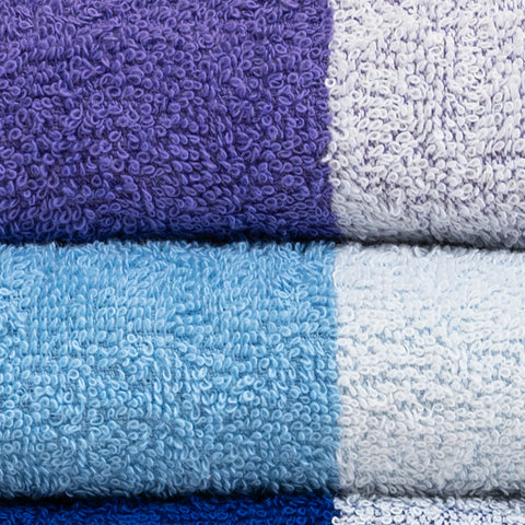 100% Cotton, Cabana Style Summer Beach Towel, 4 Piece Pack, 29" X 59", Summer Colors
