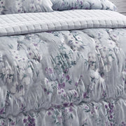 Vanme Avendale 5 Piece Comforter Set, Sophisticated Floral Pattern, Elegant Comforter Set, 1 Comforter, 2 Shams, 1 Bedspread and 1 Decorative Pillows, King